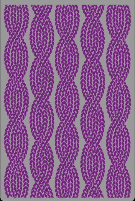 Classeur d'embossage, Crafter's companion - Twisted knot - dimension 10.2x15.2cm 
