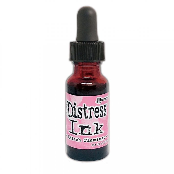 Recharge, encre distress ink, couleur : Kitsch flamingo