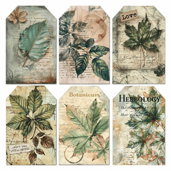 Ciao Bella, Papier vellum - collection Cabinet of curiosities - 15x15cm - 6 feuilles, 92g