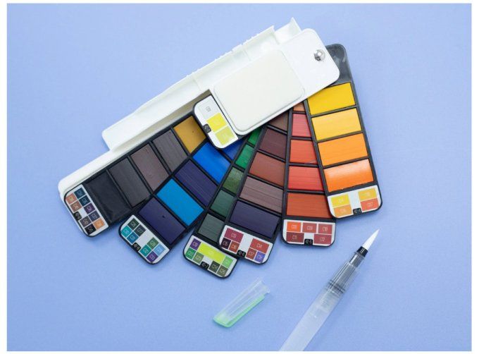 Crafter's companion - Aquarelle - Flip Watercolour Paint Palette (42 Colours)