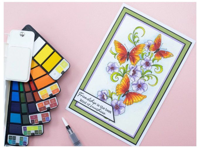 Crafter's companion - Aquarelle - Flip Watercolour Paint Palette (42 Colours)