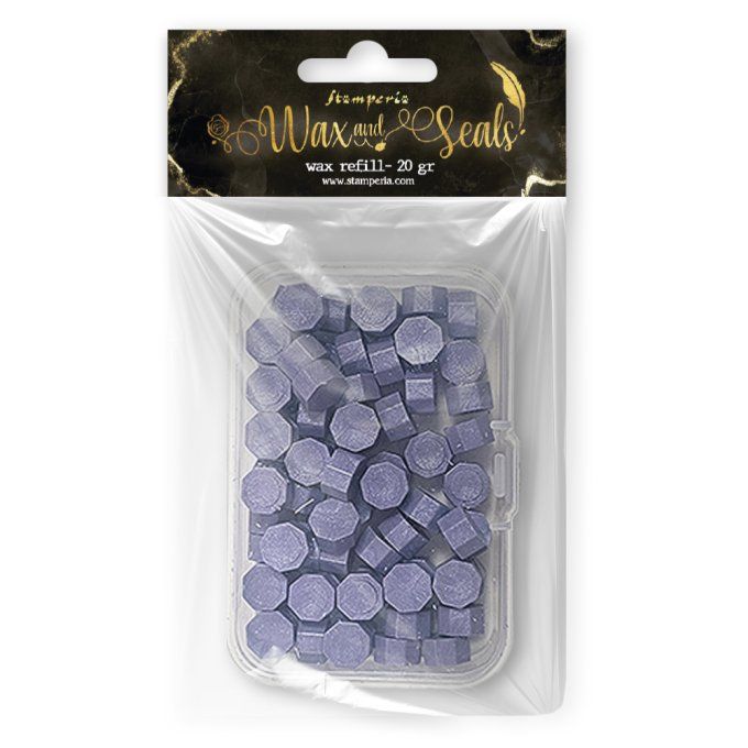 20g de cire, Stamperia - Couleur : Purple