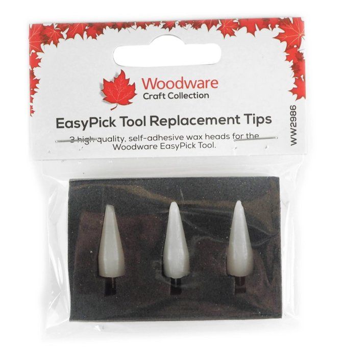 3 embouts de remplacement pour Easy pick tool, Woodware, outil de ramassage 