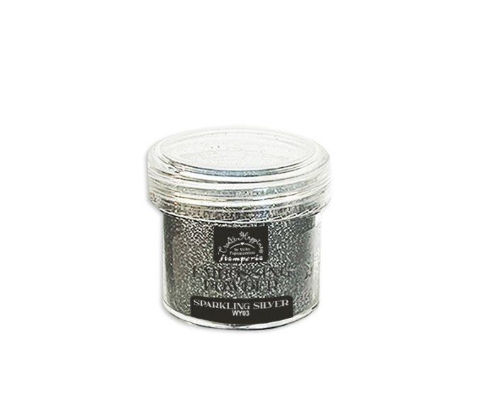 Poudre à embosser, Stamperia - Silver paillettés - 18g environ 