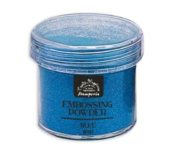Poudre à embosser, Stamperia - Blue - 18g environ 