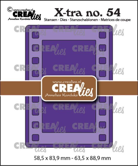 2 Dies/matrices de découpe, Crealies - ATC - Filmstrip