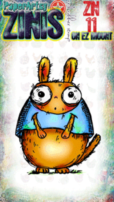 Mini tampon caoutchouc, collection Zinis (ZN11), PaperArtsy 
