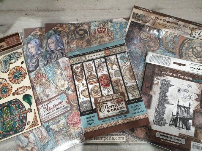 Lot N°12 - Sir Vagabond in fantasy land (stamperia) 