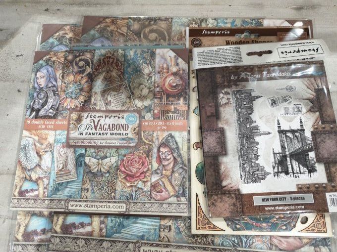 Lot N°12 - Sir Vagabond in fantasy land (stamperia) 