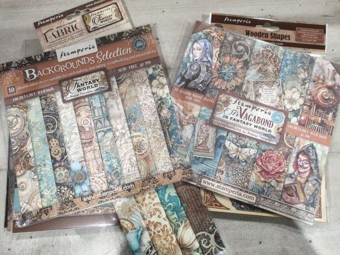 Lot N°11 - Sir Vagabond in fantasy land (stamperia)